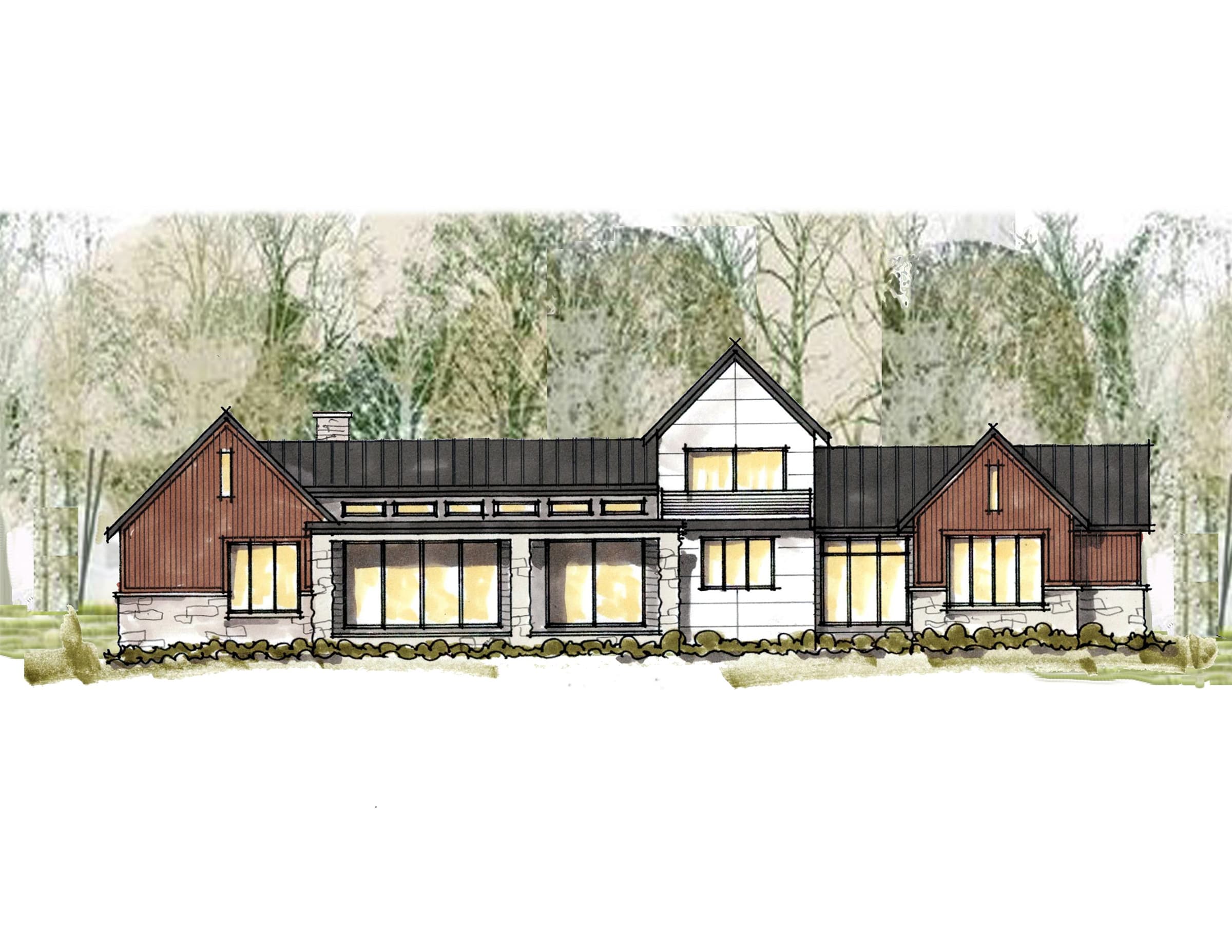 Unit 14 rear rendering